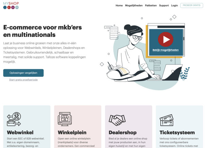 Het E-commerce platform van Nederland - myShop.com